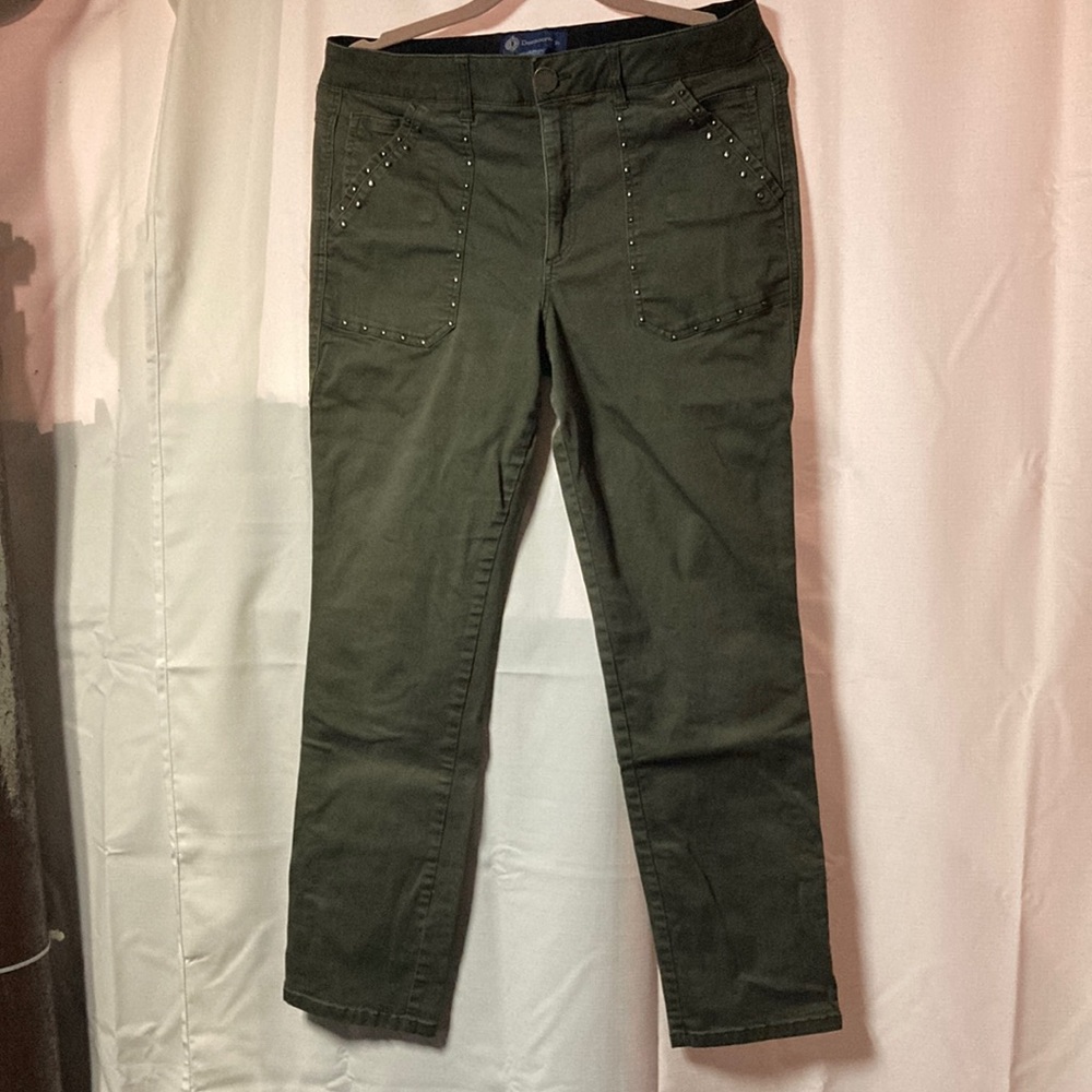 Democracy pants size 12 inseam 29”green